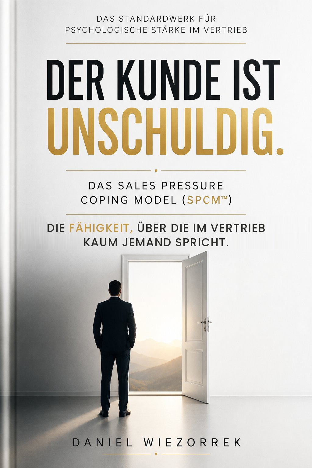 Buchcover: Der Kunde ist unschuldig – Das Sales Pressure Coping Model (SPCM™) von Daniel Wiezorrek